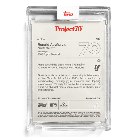 Topps Project 70 Ronald Acuna Jr. card by Eldot