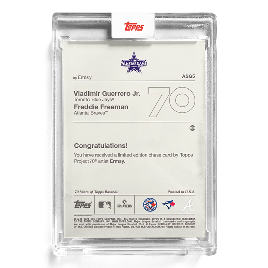 Topps Project 70 Allstar Vladimir Guerrero / Freddie Freeman